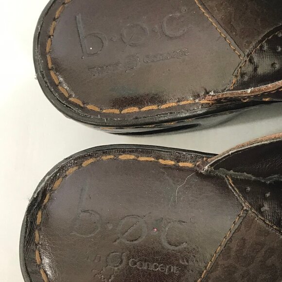 BOC Brown Slip On Clogs/Mules - Picture 5 of 9